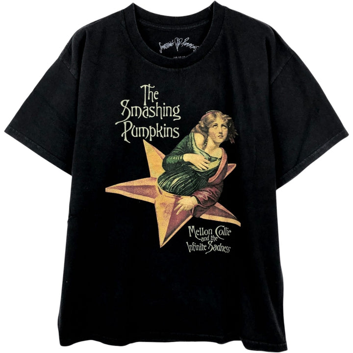 THE SMASHING PUMPKINS Smashing Pumpkins Band T-shirt Band T Men's L size cotton black type Vintage Second Hand