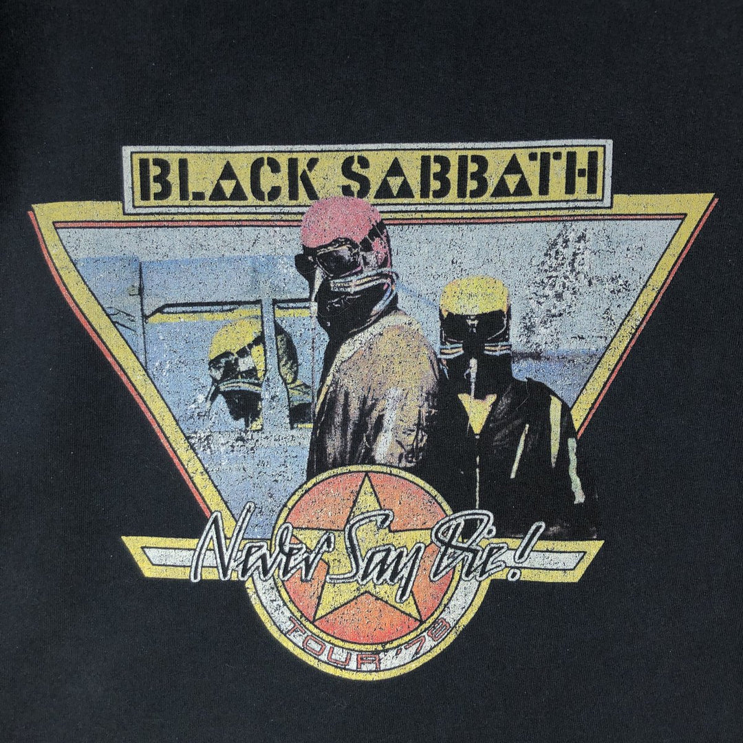 Fruit of the Loom Black Sabbath Band T-Shirt (Men's XL equivalent) cotton black type Vintage Second Hand