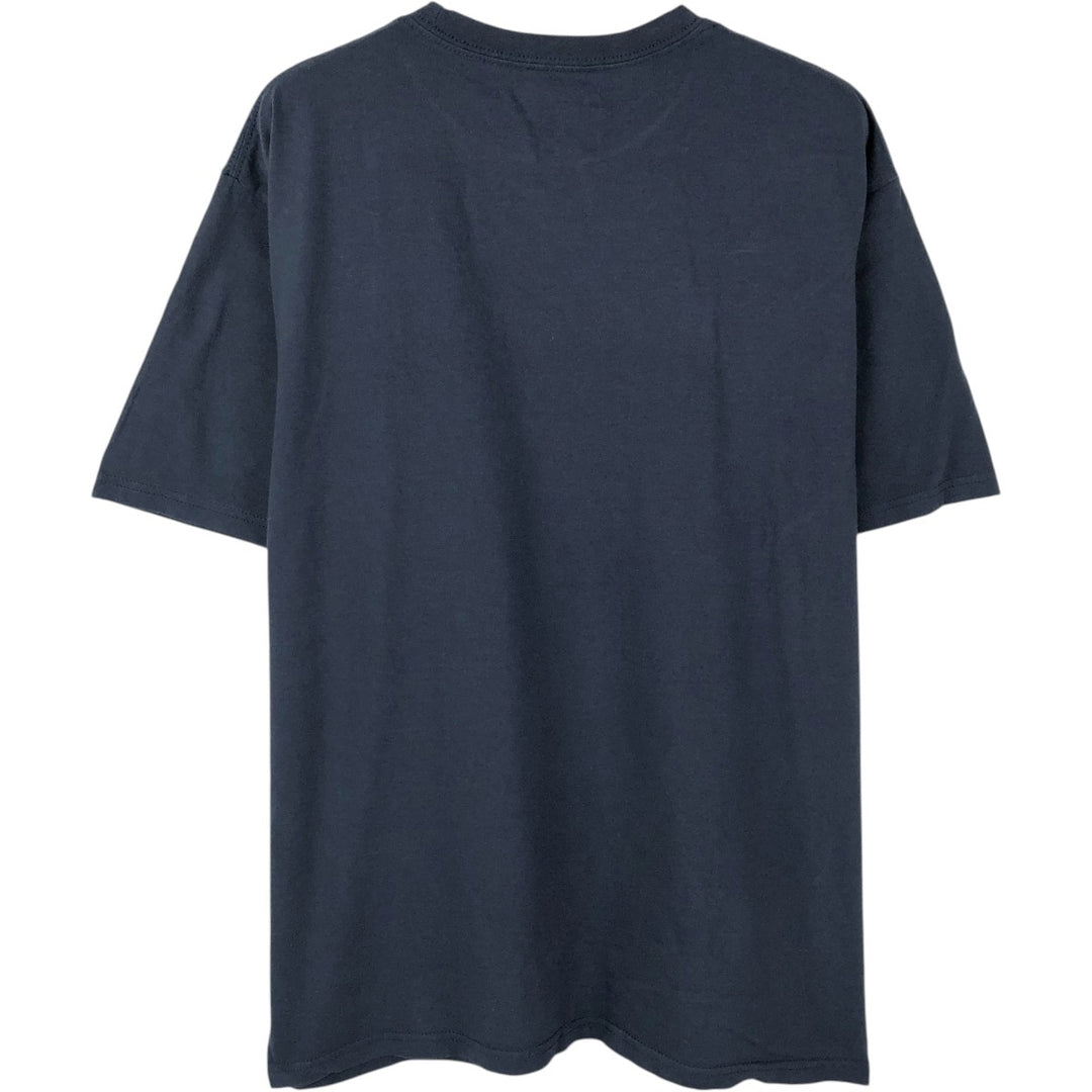 NINE INCHI NAILS Band T-shirt (Men's XL equivalent) cotton navy blue type Vintage Second Hand