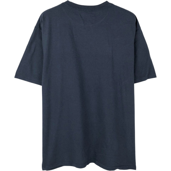 NINE INCHI NAILS Band T-shirt (Men's XL equivalent) cotton navy blue type Vintage Second Hand