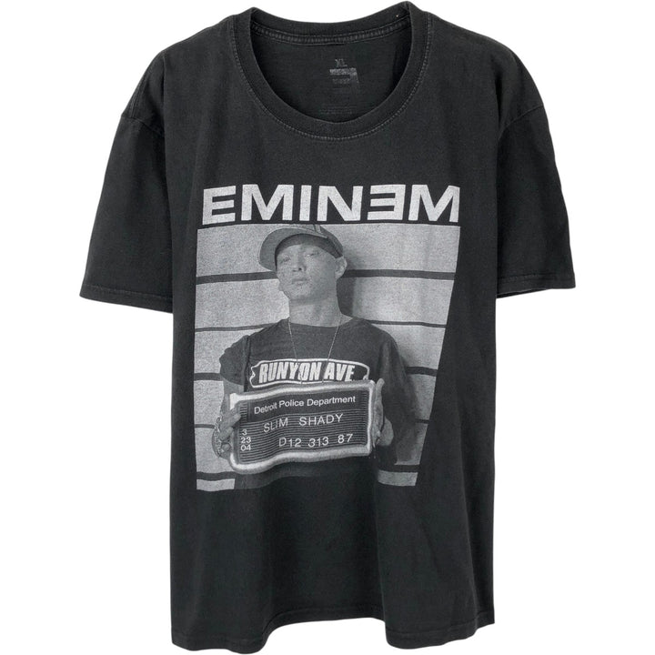 EMINEM Rap T-shirt, Men's XL unclear black type Vintage Second Hand