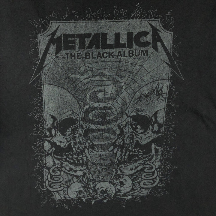 Gildan Metallica Band T-shirt, Men's Size L cotton black type Vintage Second Hand