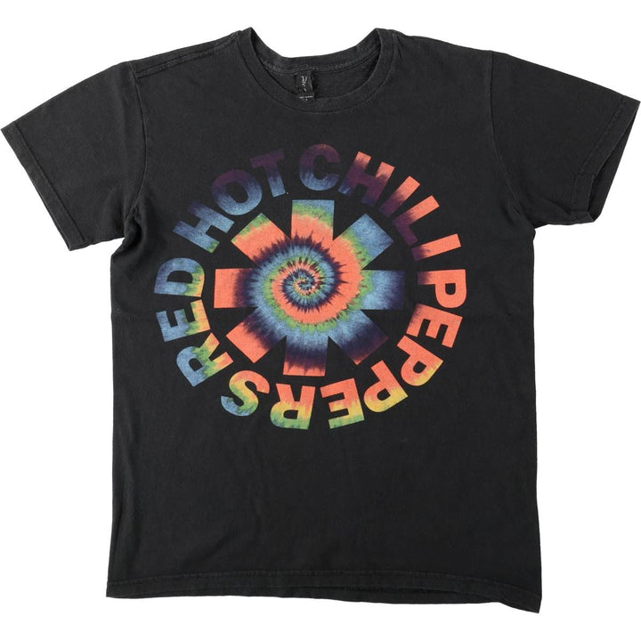 Bay Island RED HOT CHILI PEPPERS Band T-Shirt (Men's Size S) cotton black type Vintage Second Hand