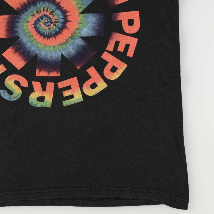 Bay Island RED HOT CHILI PEPPERS Band T-Shirt (Men's Size S) cotton black type Vintage Second Hand