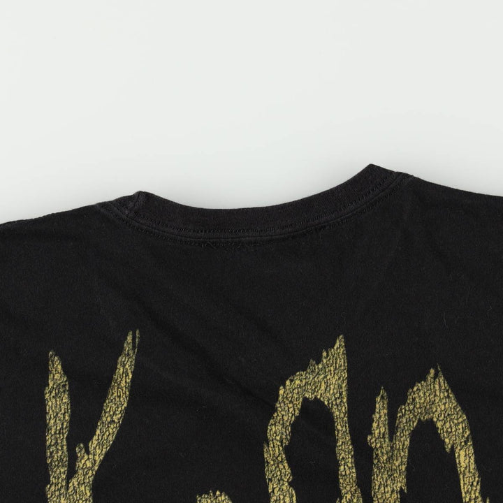Gildan KORN Band T-shirt, Men's Size L (approx.) cotton black type Vintage Second Hand