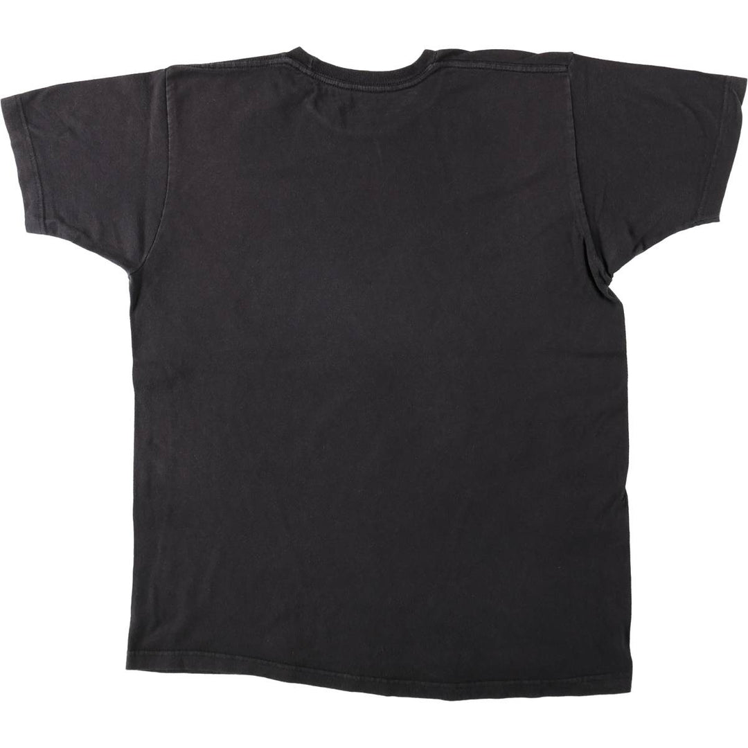 IRON MAIDEN Iron Maiden Band T-shirt Band T Men's L size cotton black type Vintage Second Hand