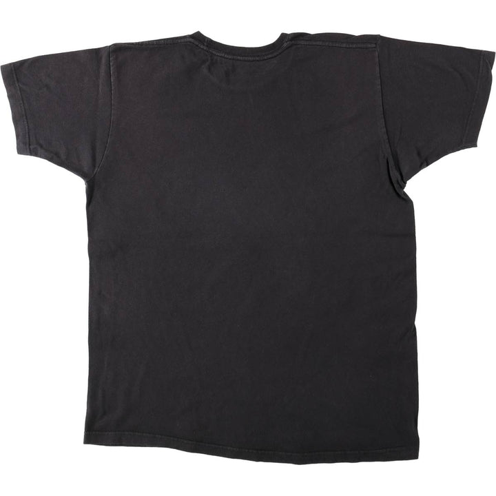 IRON MAIDEN Iron Maiden Band T-shirt Band T Men's L size cotton black type Vintage Second Hand