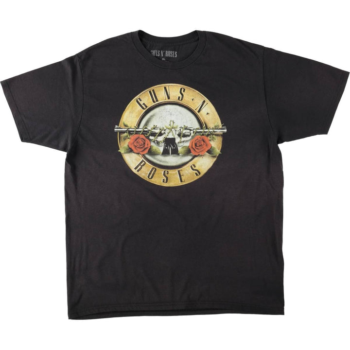 Guns N' Roses Band T-shirt, Band T, Men's XL size cotton black type Vintage Second Hand