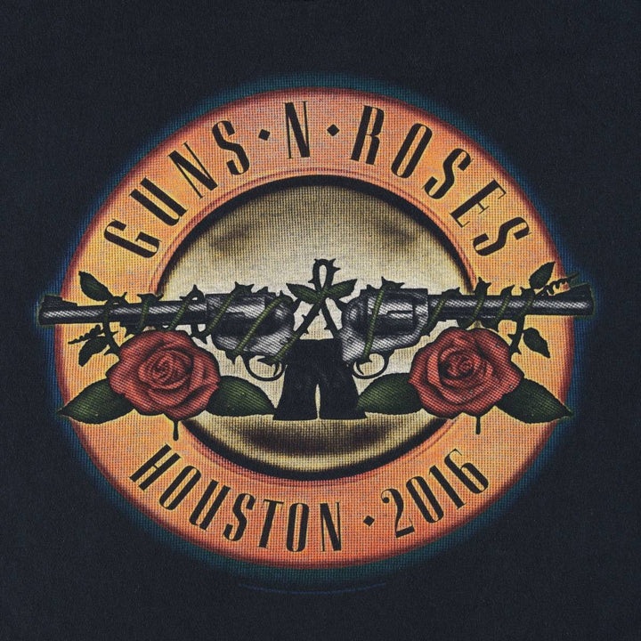 Guns N' Roses Band T-shirt, Band T, Men's L size cotton black type Vintage Second Hand