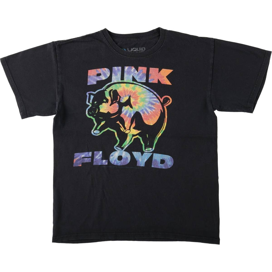 Liquid Blue Pink Floyd band t-shirt, men's size M (approx.) unclear black type Vintage Second Hand