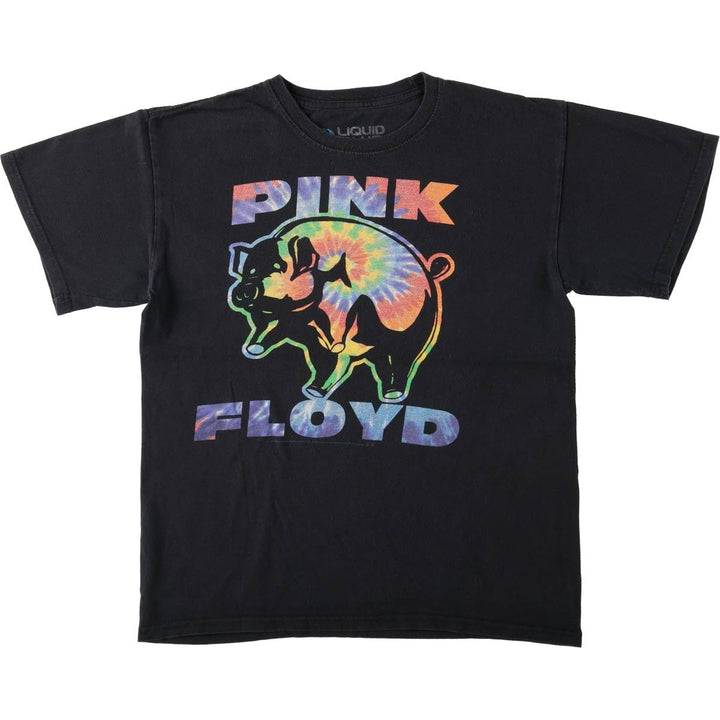 Liquid Blue Pink Floyd band t-shirt, men's size M (approx.) unclear black type Vintage Second Hand