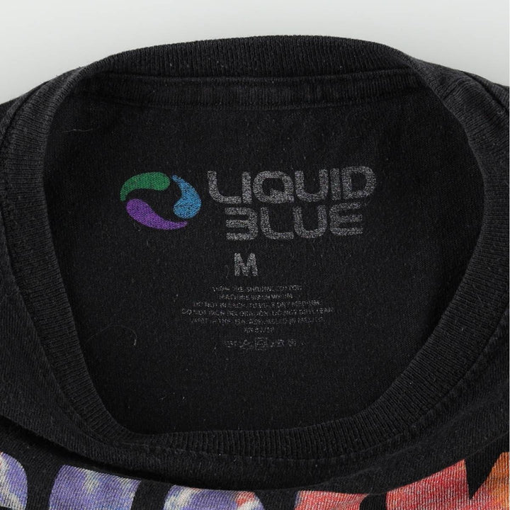 Liquid Blue Pink Floyd band t-shirt, men's size M (approx.) unclear black type Vintage Second Hand