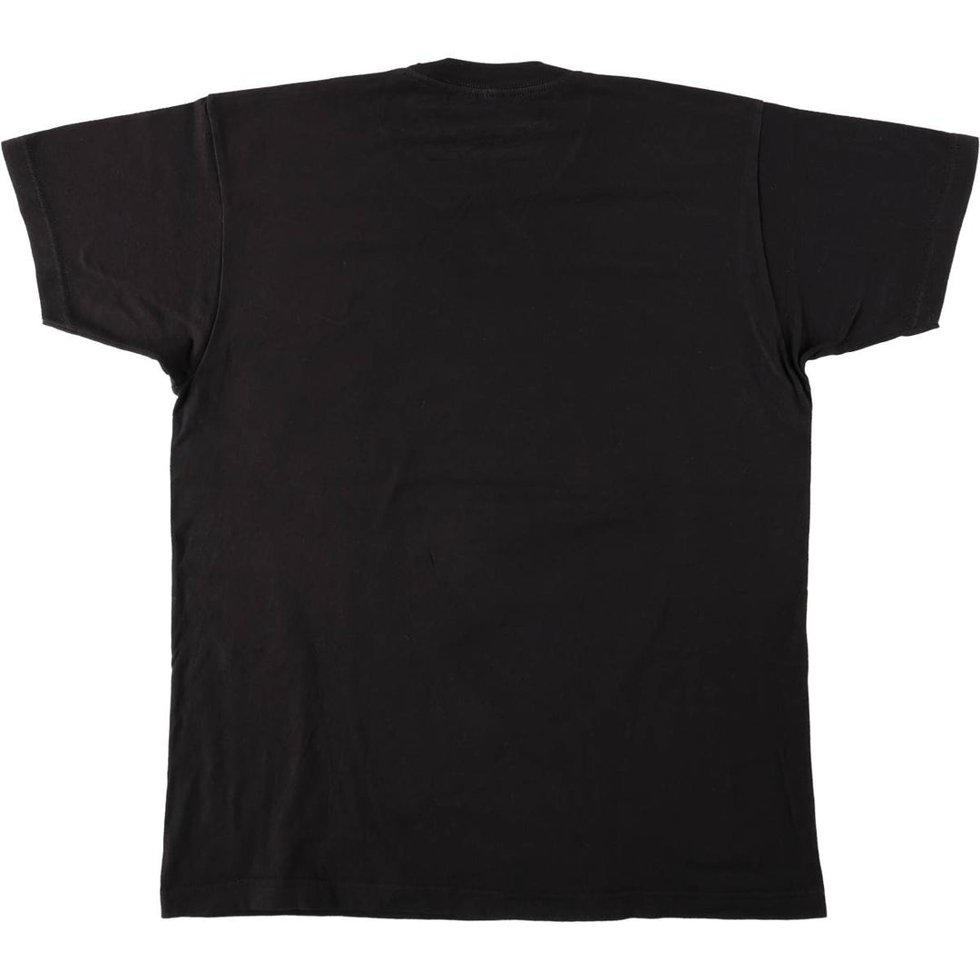 THE ROLLING STONES The Rolling Stones Band T-shirt Band T Men's L size cotton black type Vintage Second Hand