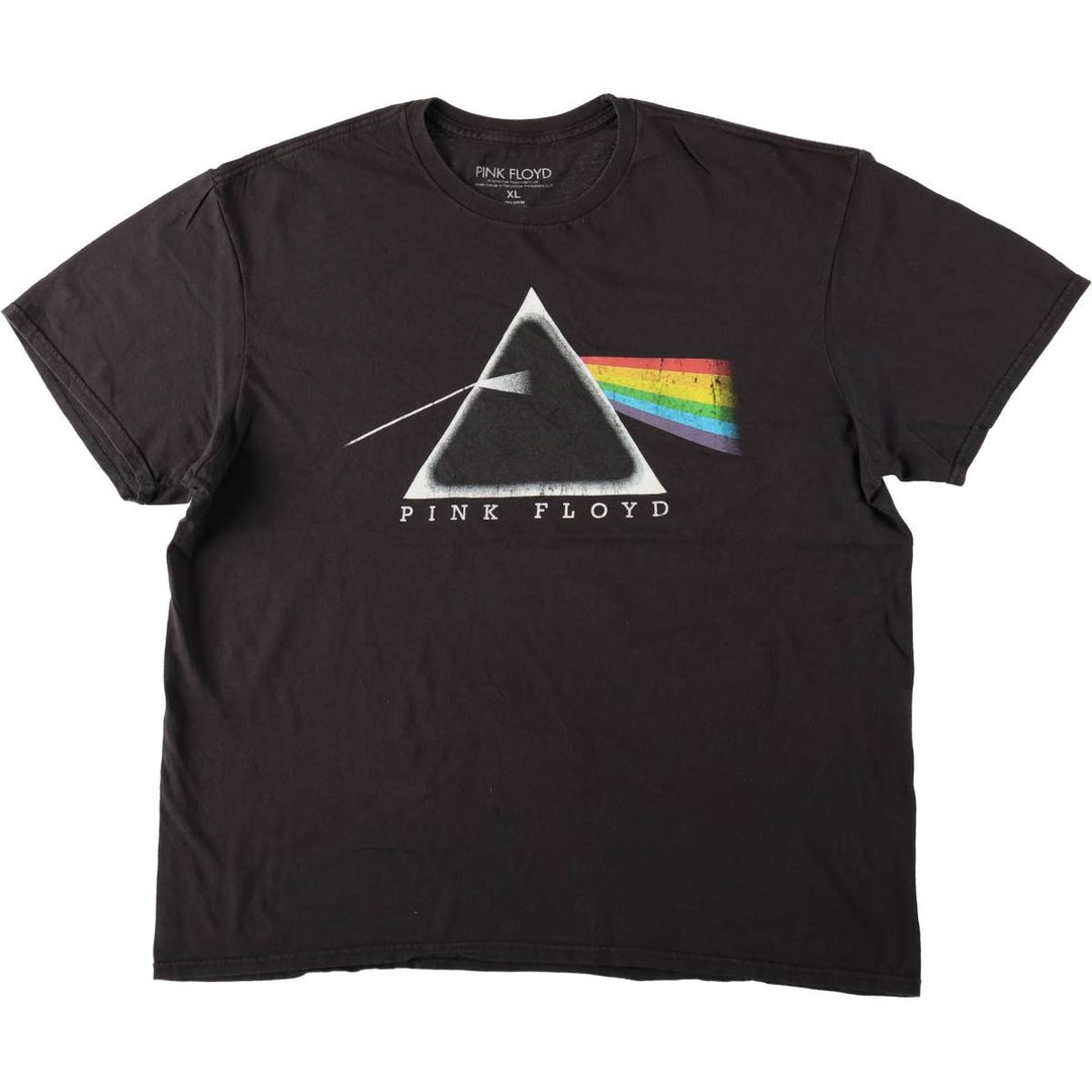 PINK FLOYD Pink Floyd Band T-shirt Band T Men's XL size cotton black type Vintage Second Hand