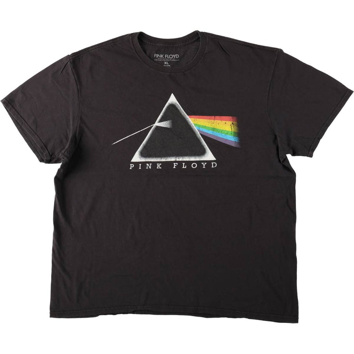 PINK FLOYD Pink Floyd Band T-shirt Band T Men's XL size cotton black type Vintage Second Hand