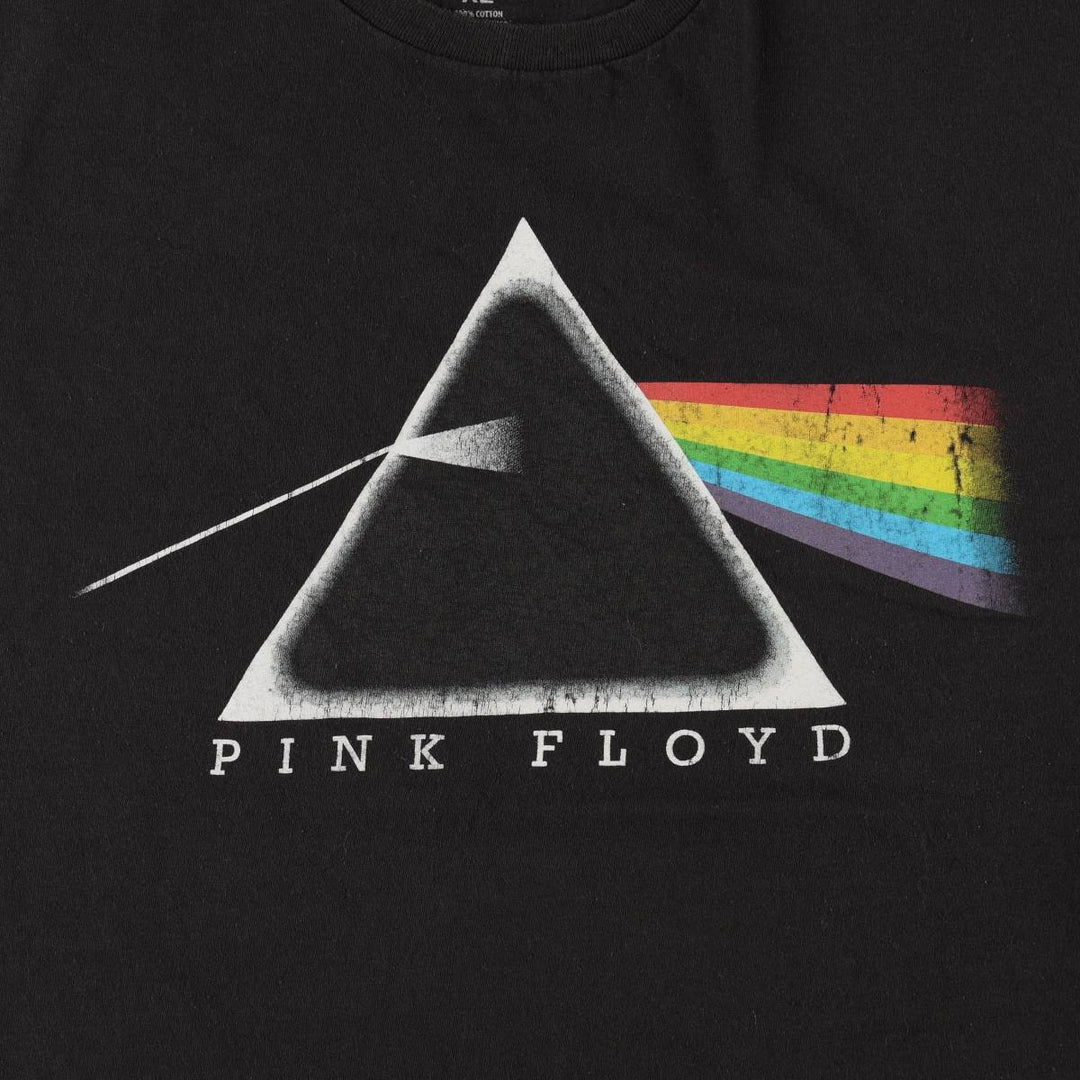 PINK FLOYD Pink Floyd Band T-shirt Band T Men's XL size cotton black type Vintage Second Hand