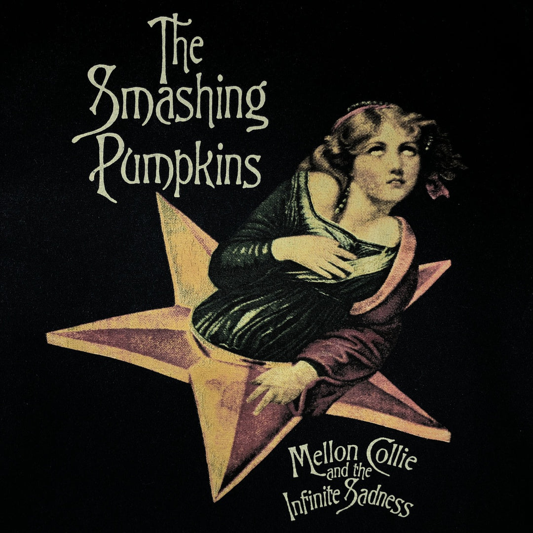 THE SMASHING PUMPKINS Smashing Pumpkins Band T-shirt Band T Men's L size cotton black type Vintage Second Hand