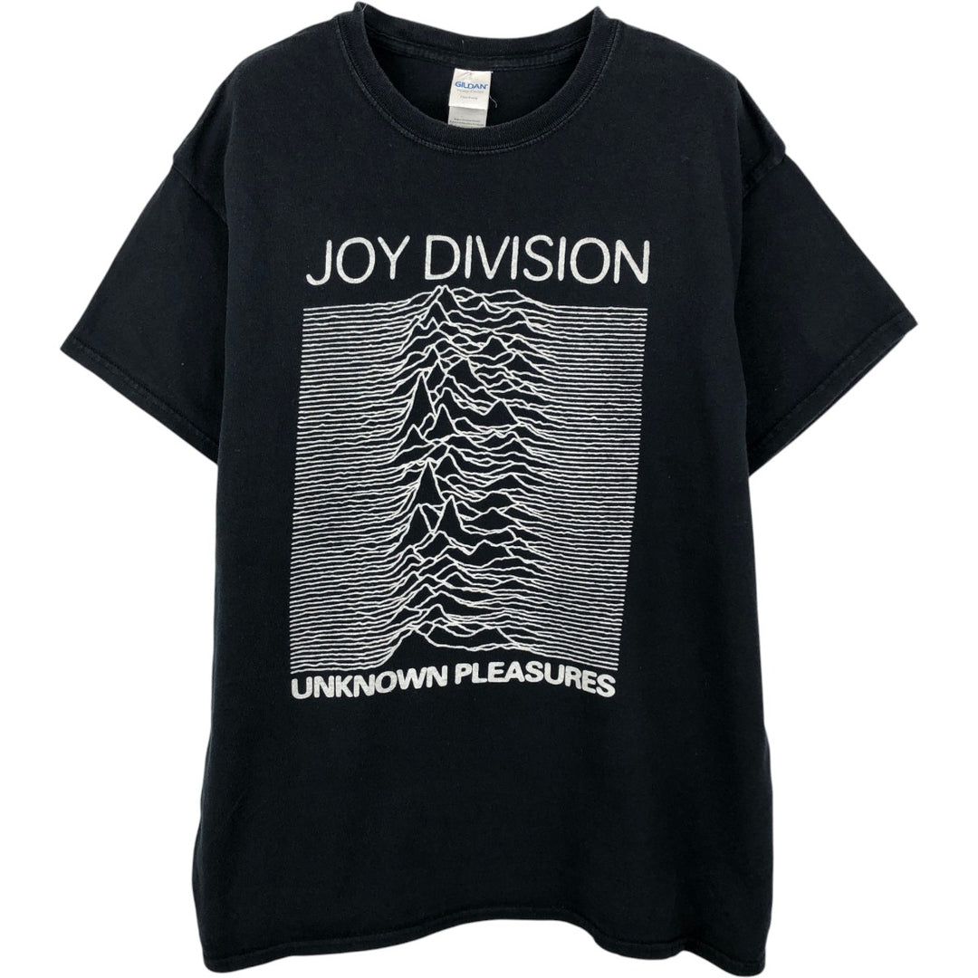Gildan Joy Division Band T-Shirt, Men's Size Large cotton black type Vintage Second Hand