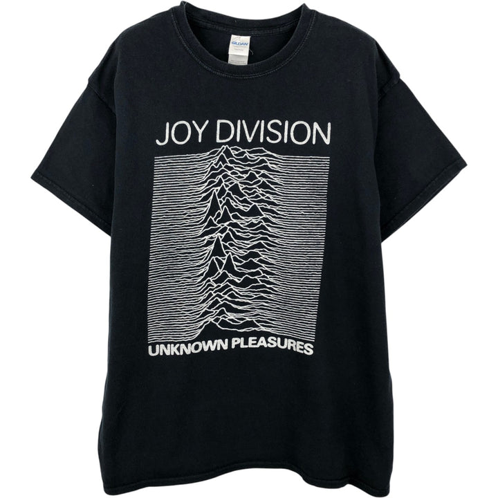 Gildan Joy Division Band T-Shirt, Men's Size Large cotton black type Vintage Second Hand