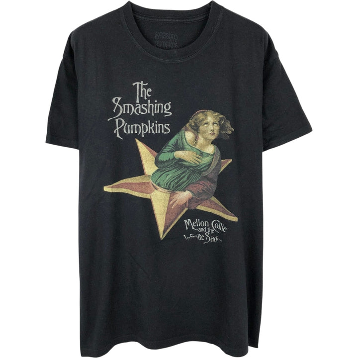 THE SMASHING PUMPKINS Smashing Pumpkins Band T-shirt Band T Men's L size unclear black type Vintage Second Hand
