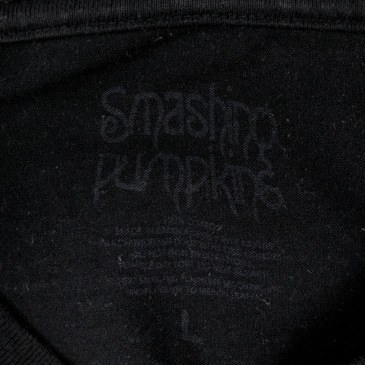 THE SMASHING PUMPKINS Smashing Pumpkins Band T-shirt Band T Men's L size unclear black type Vintage Second Hand