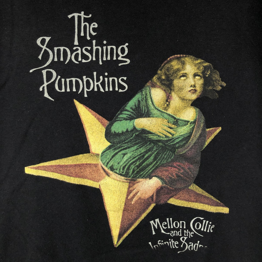 THE SMASHING PUMPKINS Smashing Pumpkins Band T-shirt Band T Men's L size unclear black type Vintage Second Hand