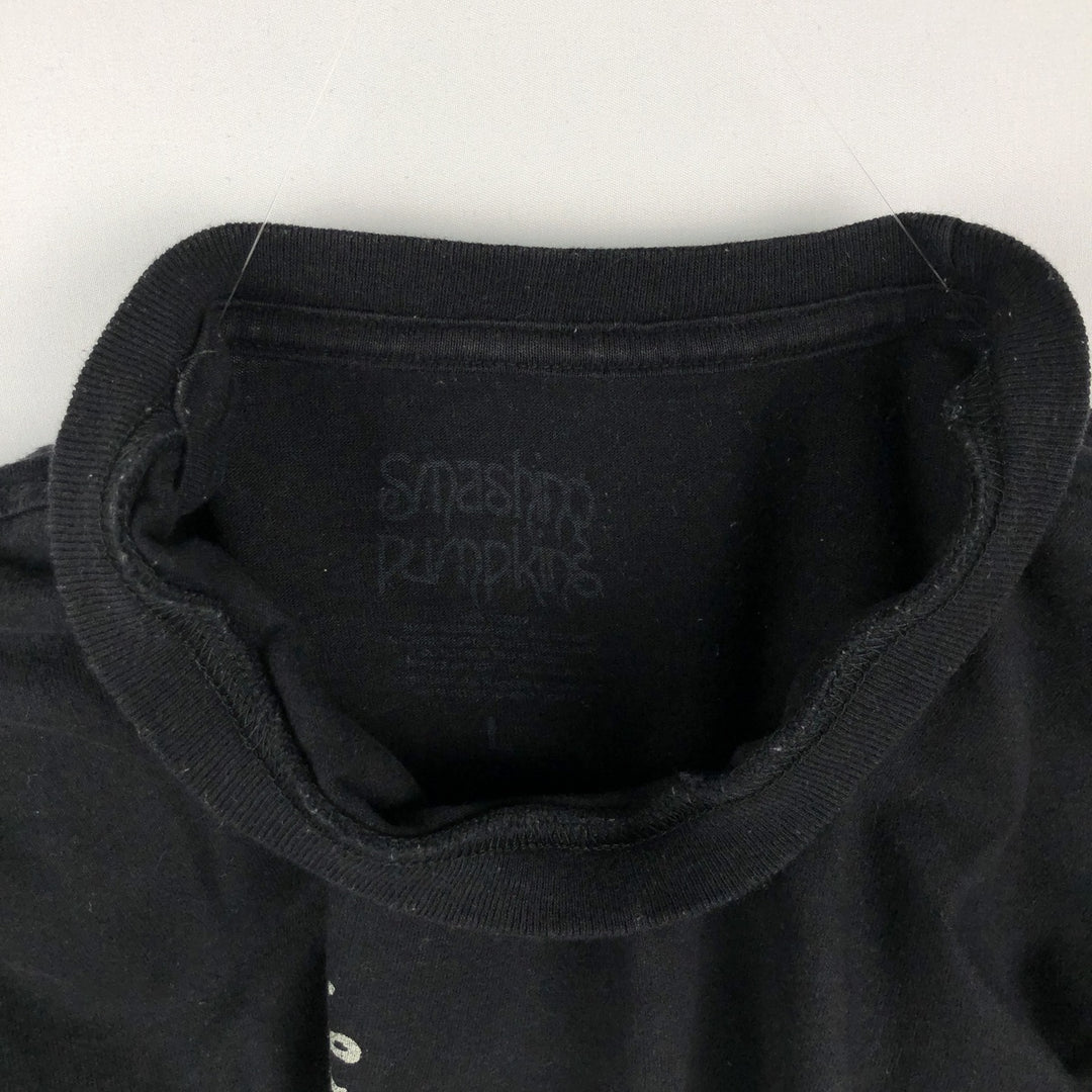 THE SMASHING PUMPKINS Smashing Pumpkins Band T-shirt Band T Men's L size unclear black type Vintage Second Hand