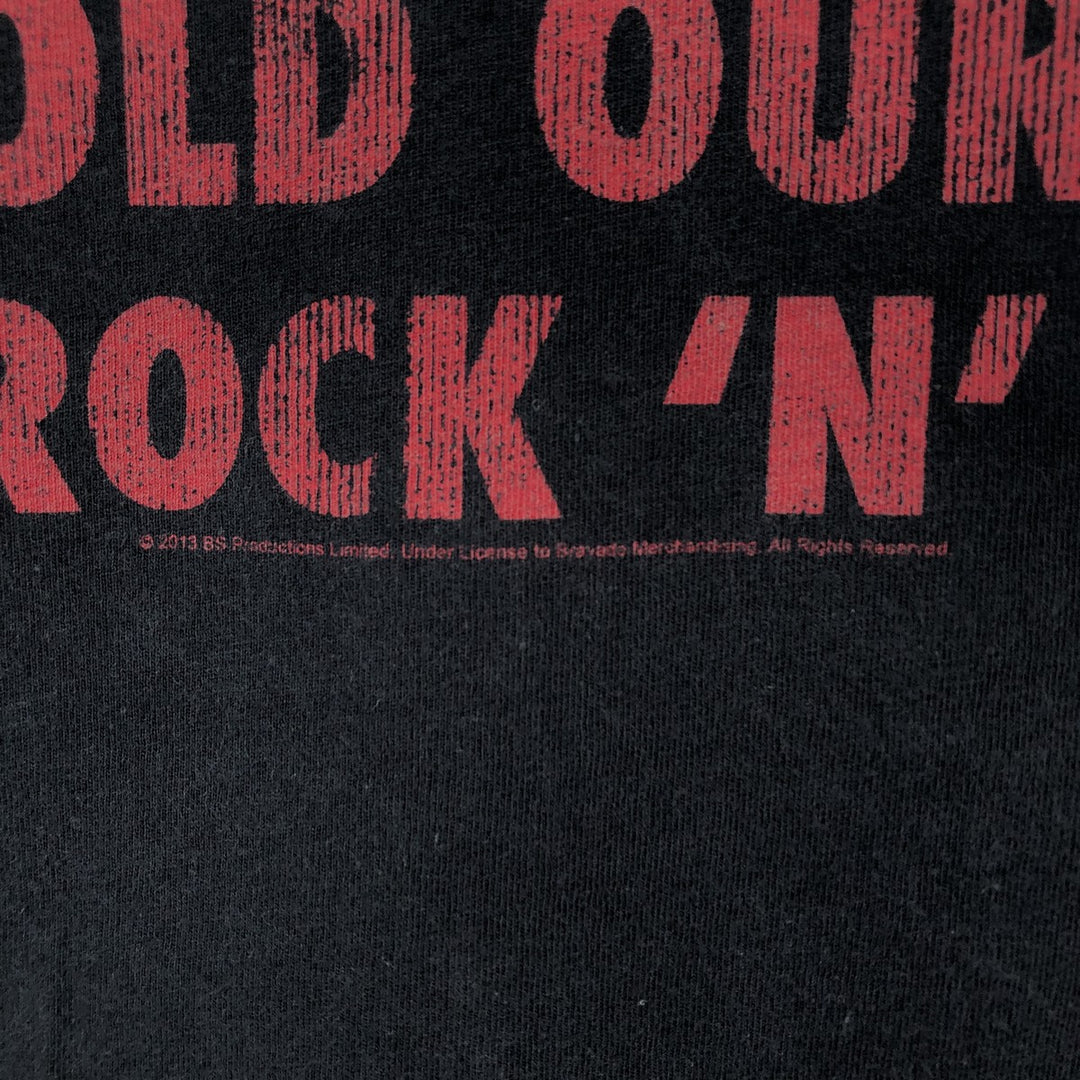 BLACK SABBATH Black Sabbath band T-shirt, band T, men's size L cotton black type Vintage Second Hand