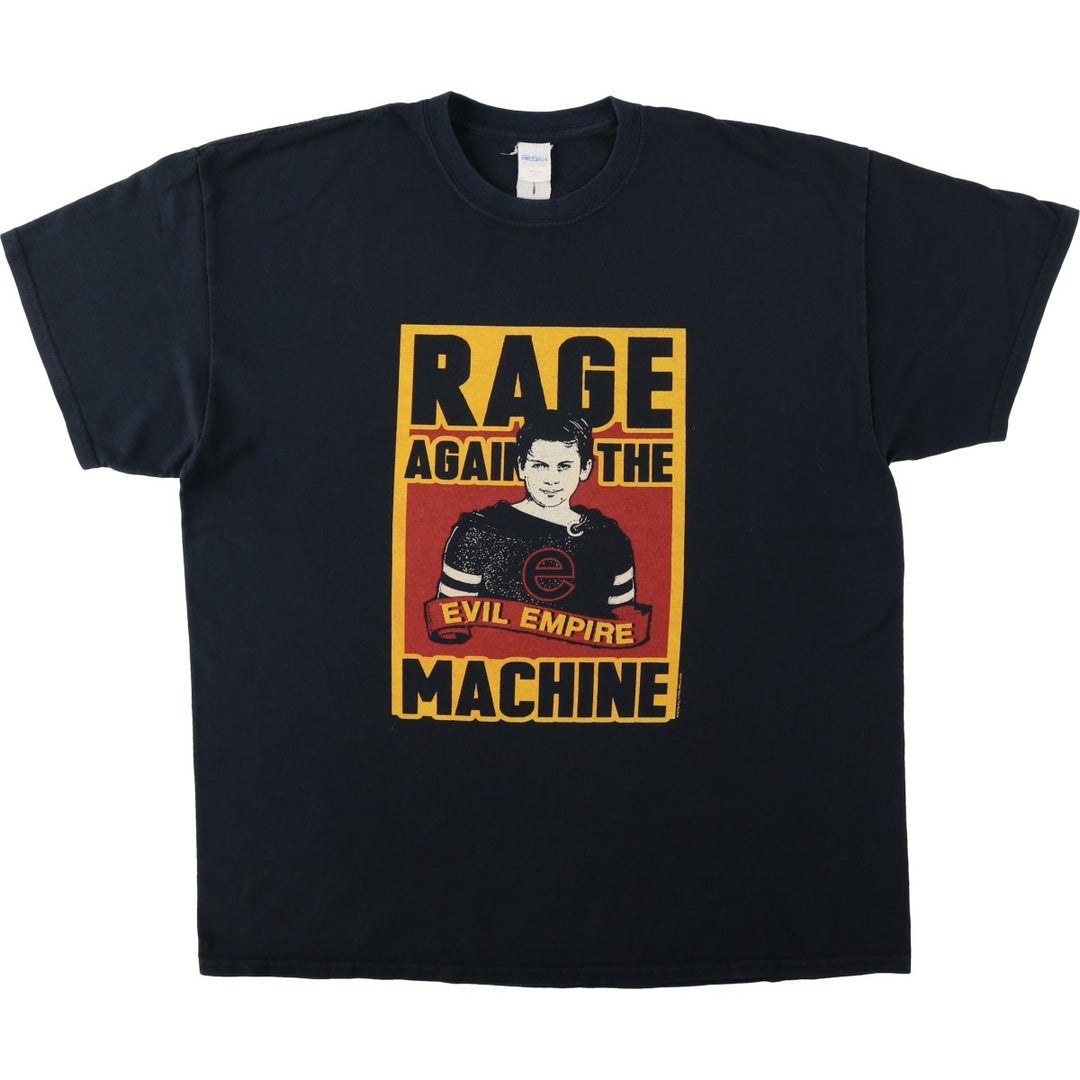 Gildan Rage Against the Machine band t-shirt, men's size XL (approx.) cotton black type Vintage Second Hand