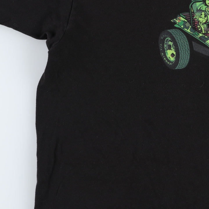 TULTEX GORILLAZ Gorillaz Band T-shirt, Men's XL size cotton black type Vintage Second Hand