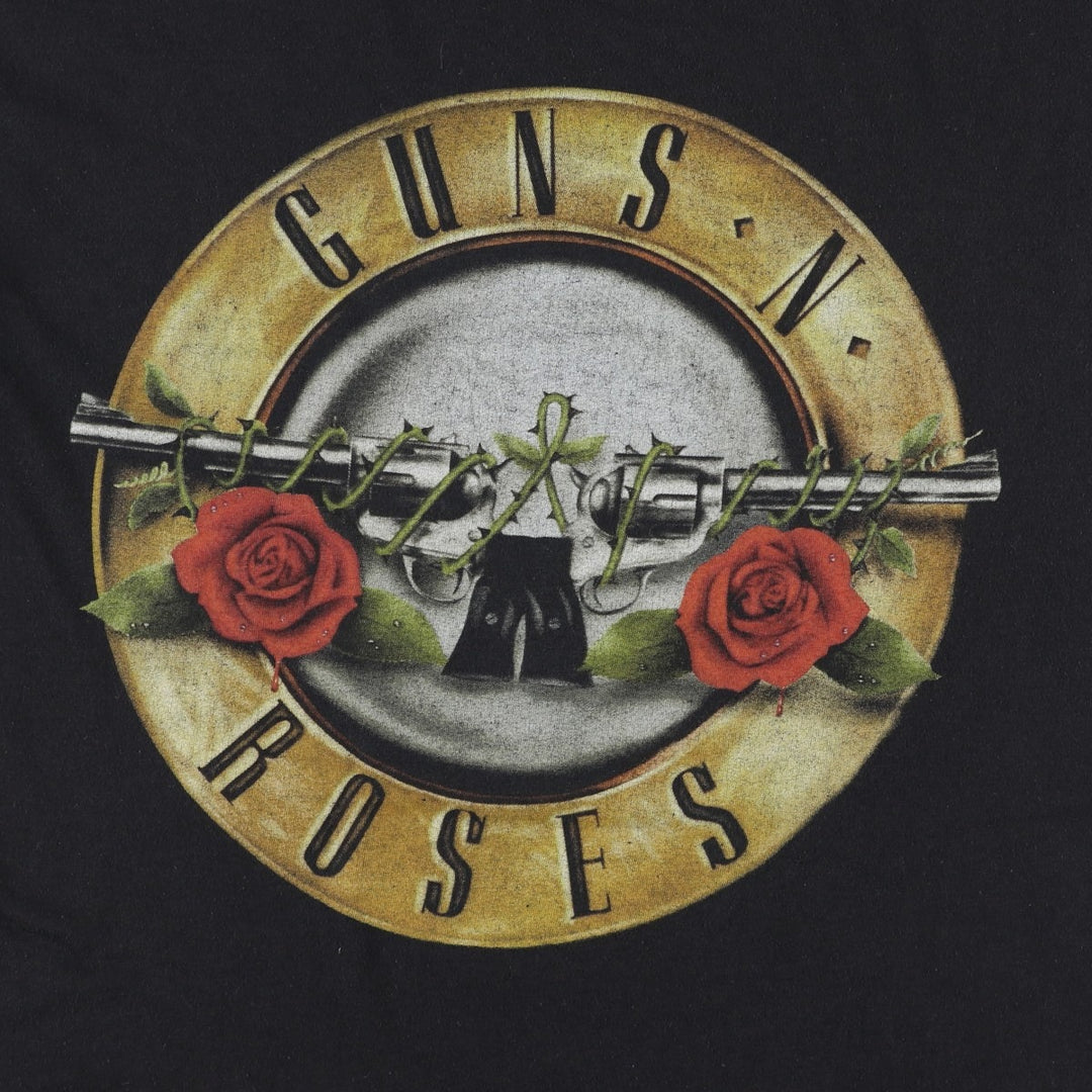 Guns N' Roses Band T-shirt, Band T, Men's L size cotton black type Vintage Second Hand