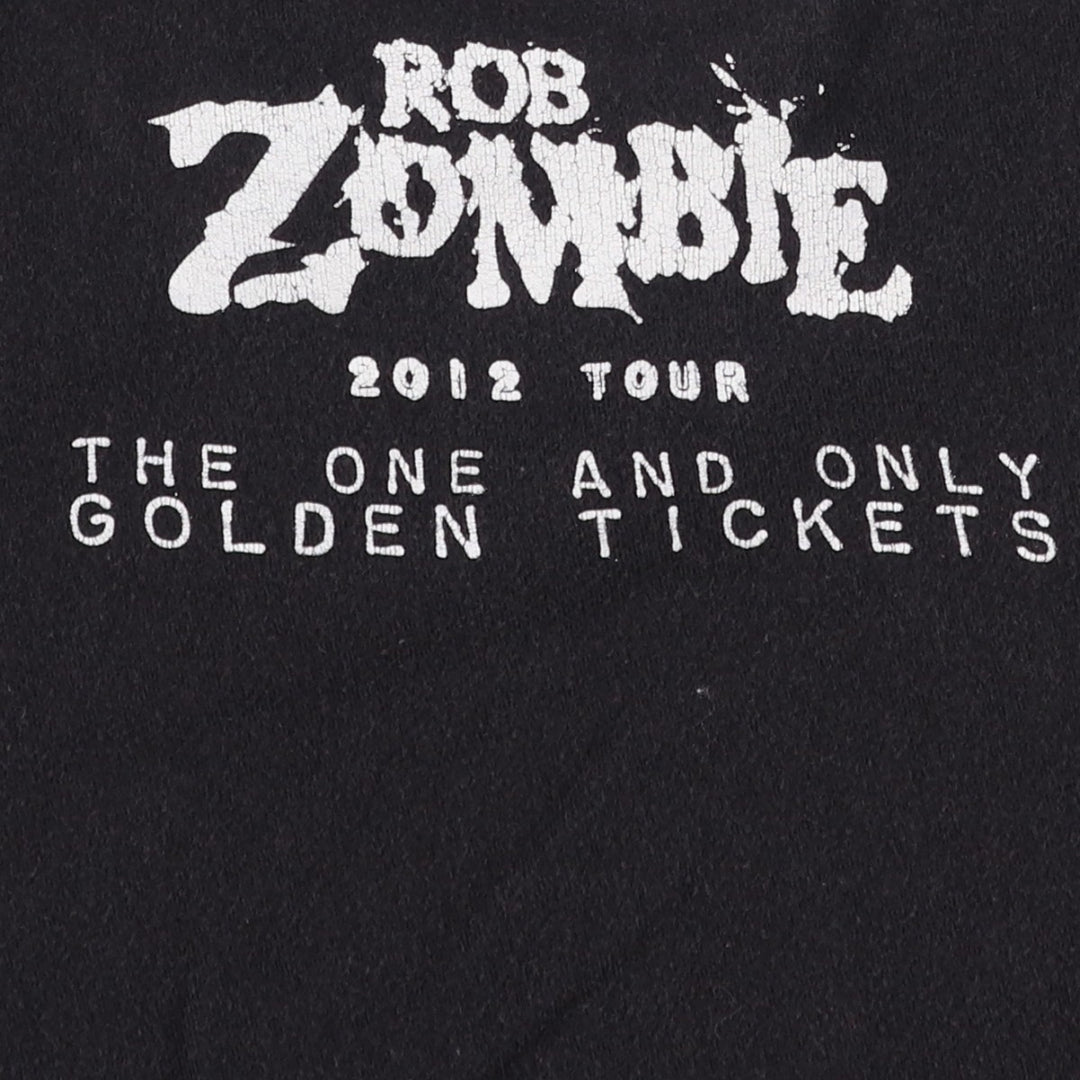 TULTEX Rob Zombie Band T-Shirt (Men's Size S) cotton black type Vintage Second Hand