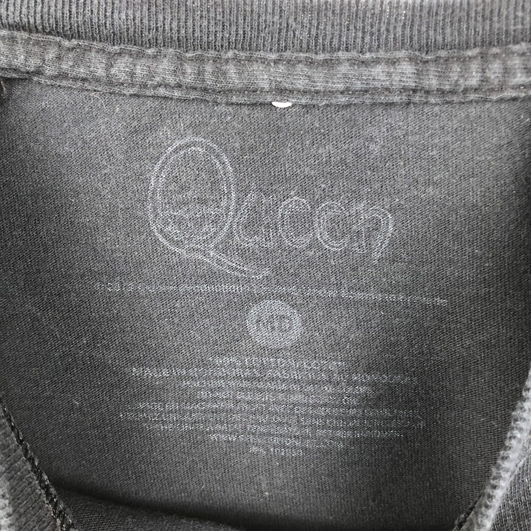 QUEEN Band T-shirt, Men's M size unclear black type Vintage Second Hand