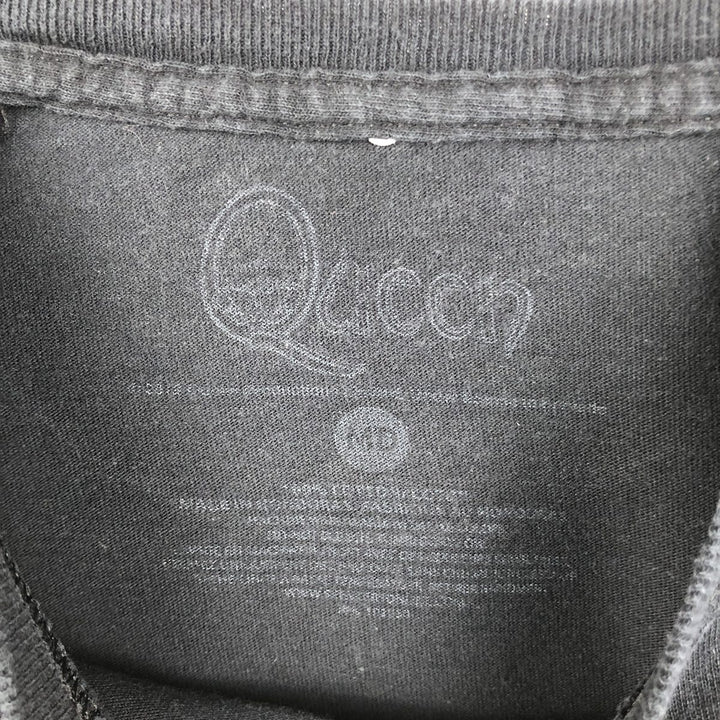 QUEEN Band T-shirt, Men's M size unclear black type Vintage Second Hand