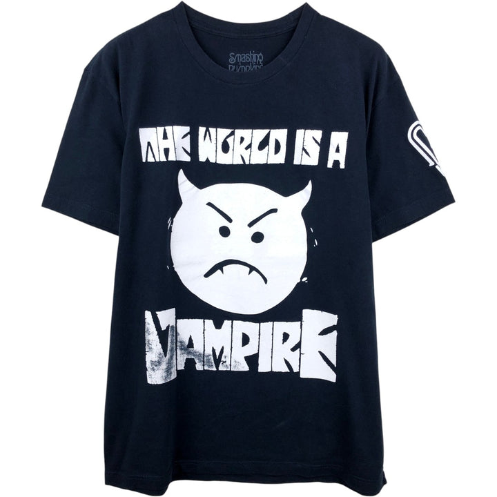 THE SMASHING PUMPKINS Smashing Pumpkins Band T-shirt Band T Men's XL equivalent cotton black type Vintage Second Hand