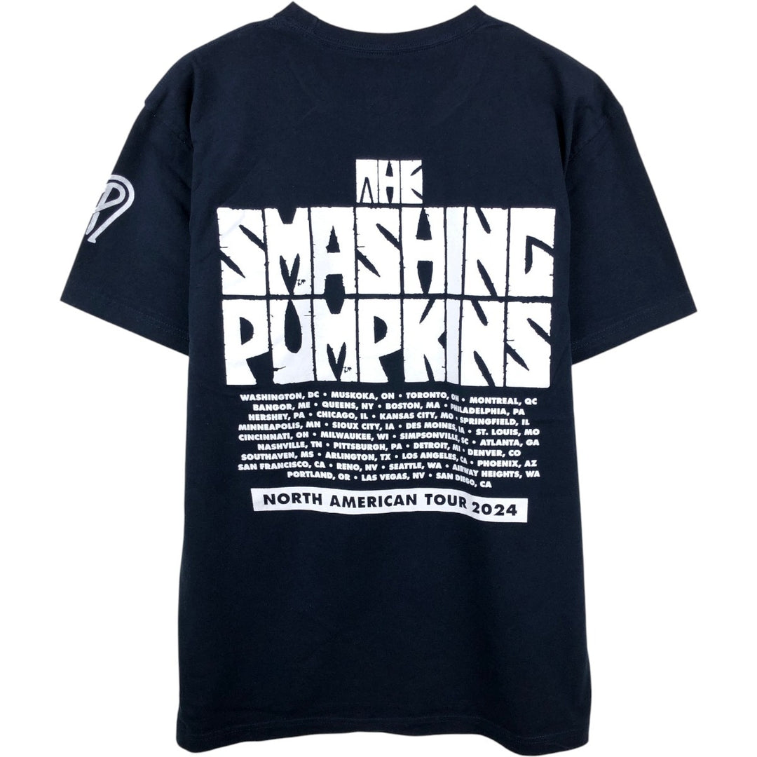 THE SMASHING PUMPKINS Smashing Pumpkins Band T-shirt Band T Men's XL equivalent cotton black type Vintage Second Hand