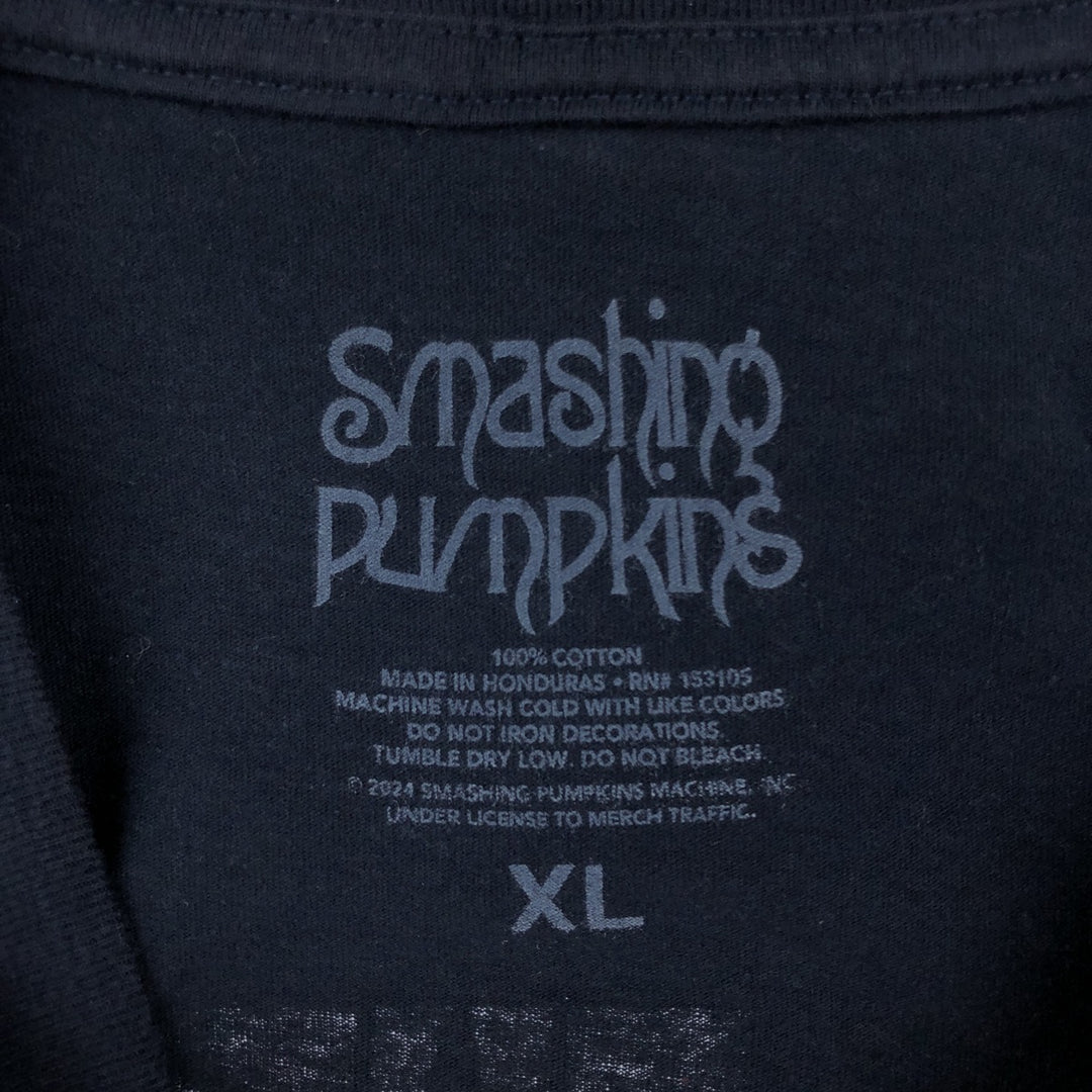 THE SMASHING PUMPKINS Smashing Pumpkins Band T-shirt Band T Men's XL equivalent cotton black type Vintage Second Hand