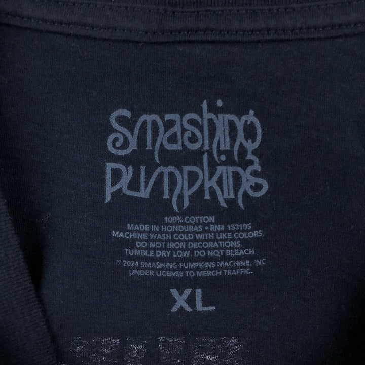 THE SMASHING PUMPKINS Smashing Pumpkins Band T-shirt Band T Men's XL equivalent cotton black type Vintage Second Hand