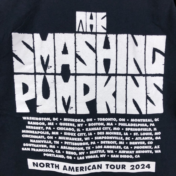 THE SMASHING PUMPKINS Smashing Pumpkins Band T-shirt Band T Men's XL equivalent cotton black type Vintage Second Hand