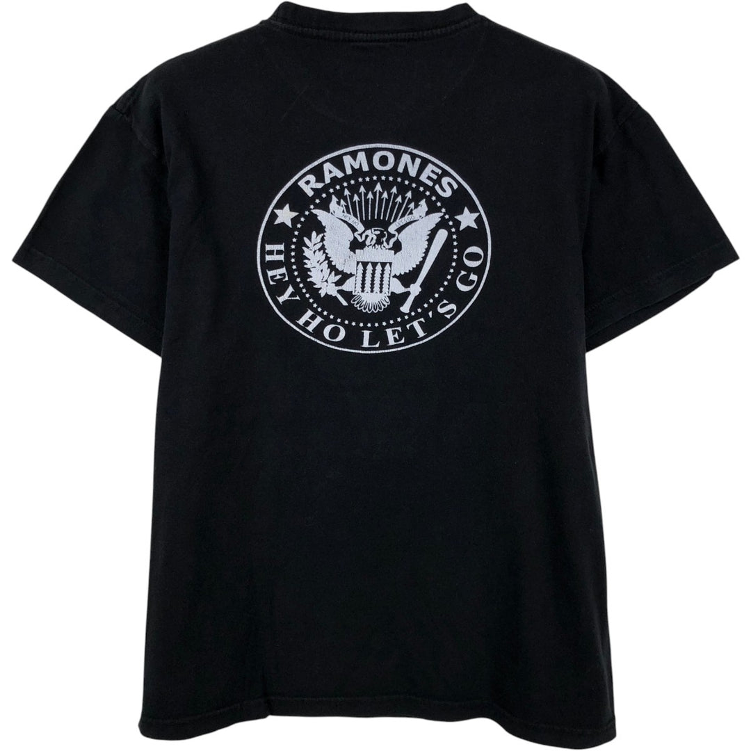 JHK Ramones Band T-shirt (Men's size S) cotton black type Vintage Second Hand