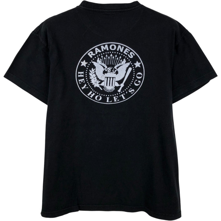 JHK Ramones Band T-shirt (Men's size S) cotton black type Vintage Second Hand