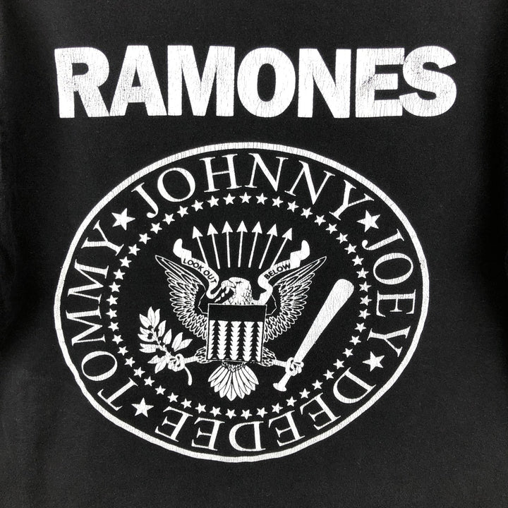 JHK Ramones Band T-shirt (Men's size S) cotton black type Vintage Second Hand