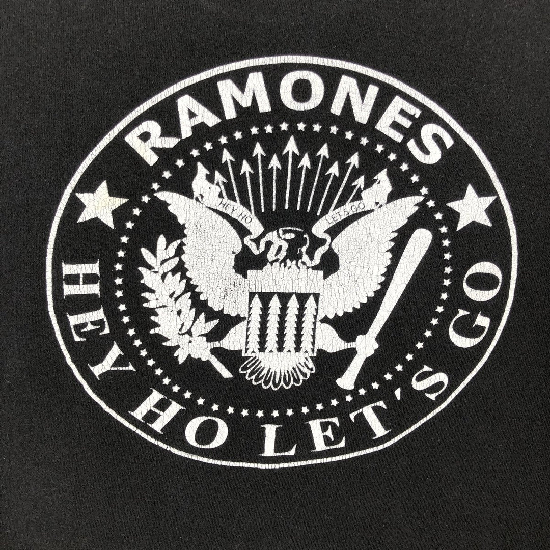 JHK Ramones Band T-shirt (Men's size S) cotton black type Vintage Second Hand