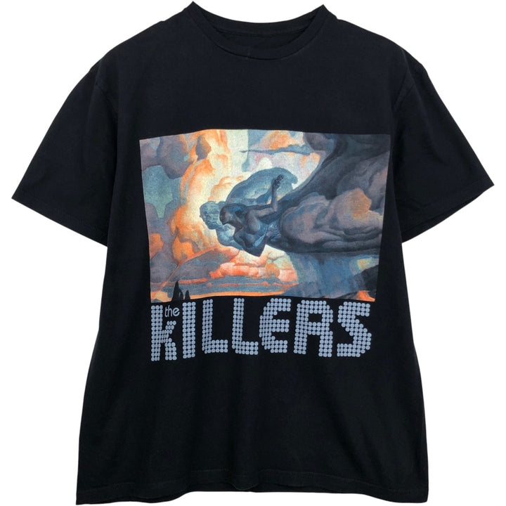 THE KILLERS Band T-shirt (Men's size L) cotton black type Vintage Second Hand