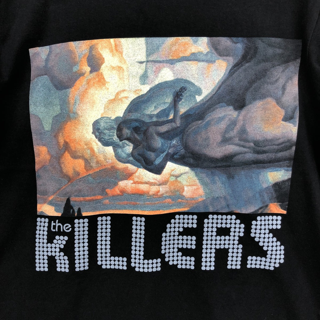 THE KILLERS Band T-shirt (Men's size L) cotton black type Vintage Second Hand