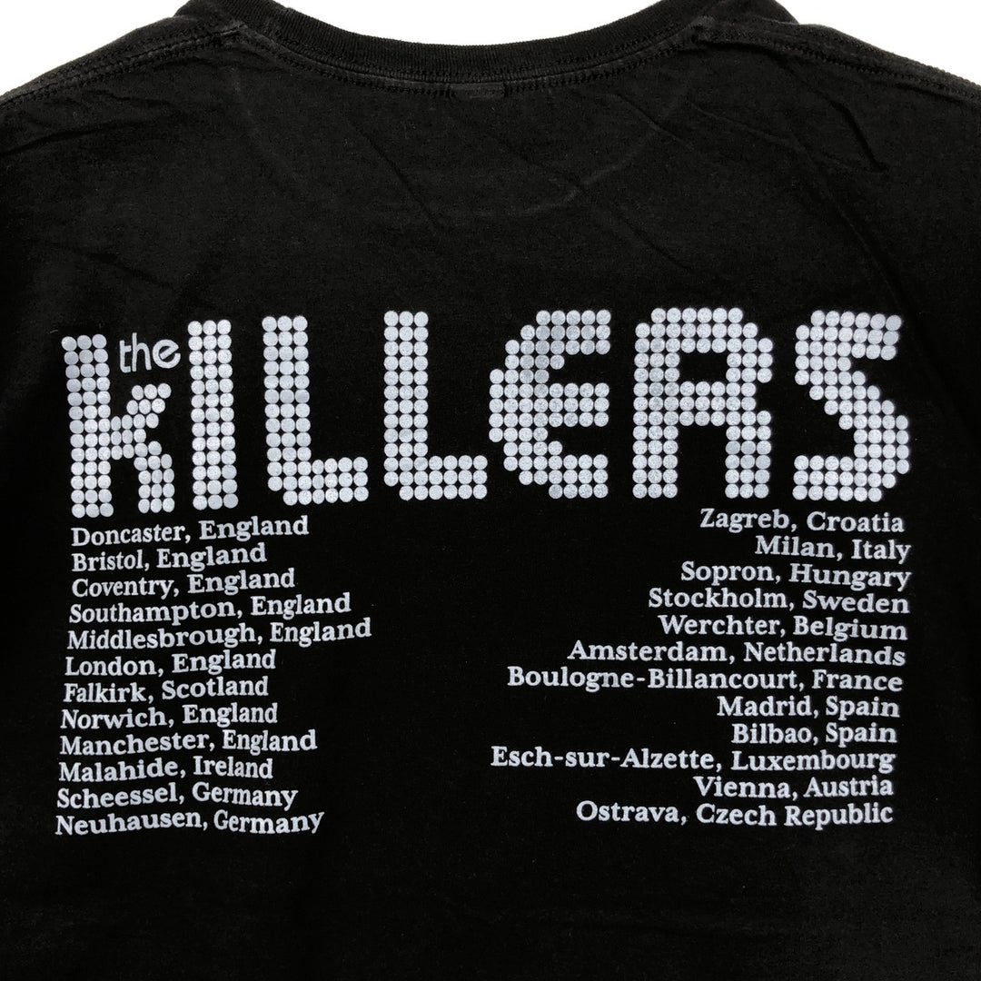 THE KILLERS Band T-shirt (Men's size L) cotton black type Vintage Second Hand