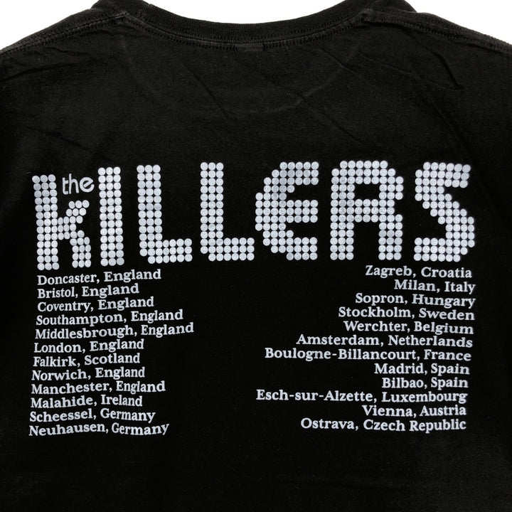 THE KILLERS Band T-shirt (Men's size L) cotton black type Vintage Second Hand