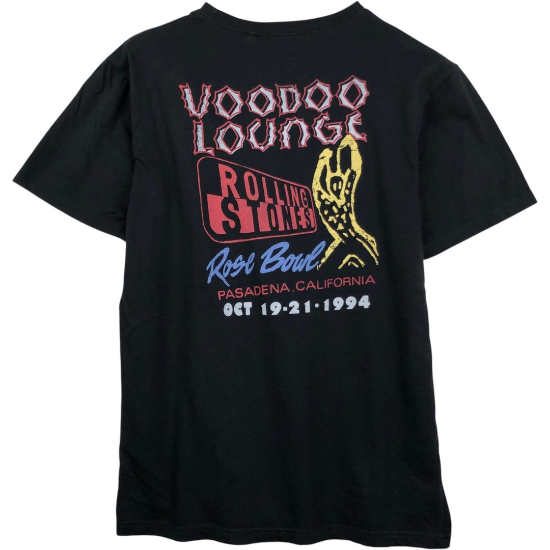 THE ROLLING STONES The Rolling Stones Band T-shirt Band T Men's S size cotton black type Vintage Second Hand