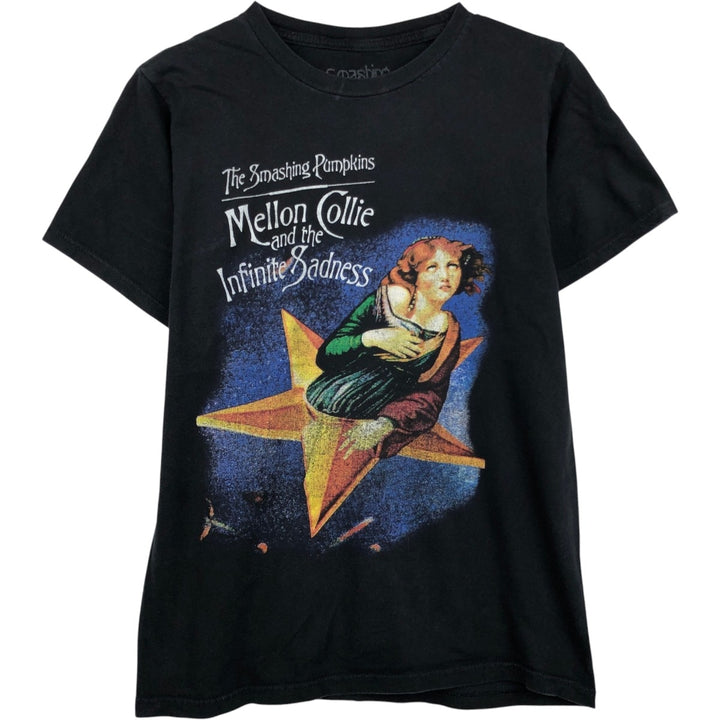 THE SMASHING PUMPKINS Smashing Pumpkins Band T-shirt Band T Men's S equivalent cotton black type Vintage Second Hand
