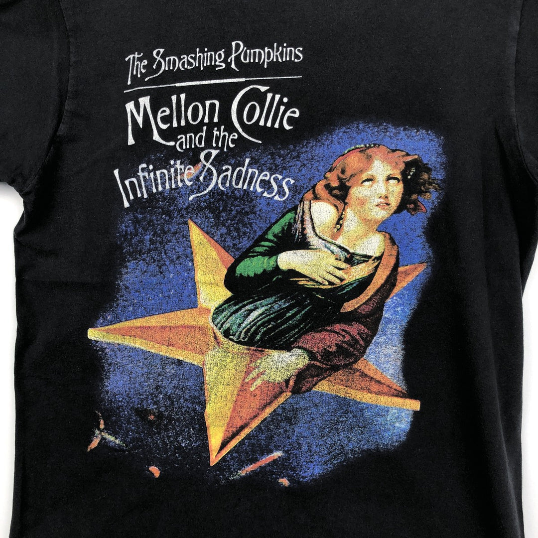 THE SMASHING PUMPKINS Smashing Pumpkins Band T-shirt Band T Men's S equivalent cotton black type Vintage Second Hand